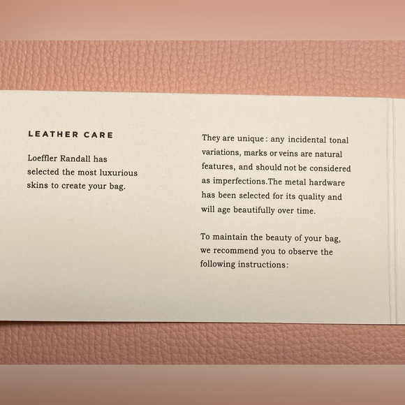 NWT Loeffler Randall Ballet Pink Leather Shoulder Bag - Picture 9 of 14